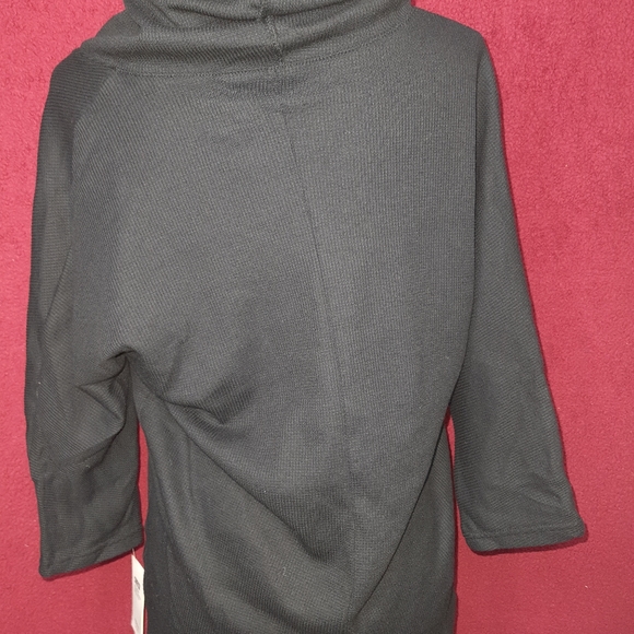 Style & Co Sport Top Drawstring Neckline Sweater - Picture 4 of 4